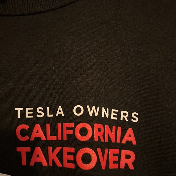 Tesla Owners Ca. Takeover San Luis Obispo Soft Style Tri-Blend Cyber Truck Tee! - Picture 6 of 9